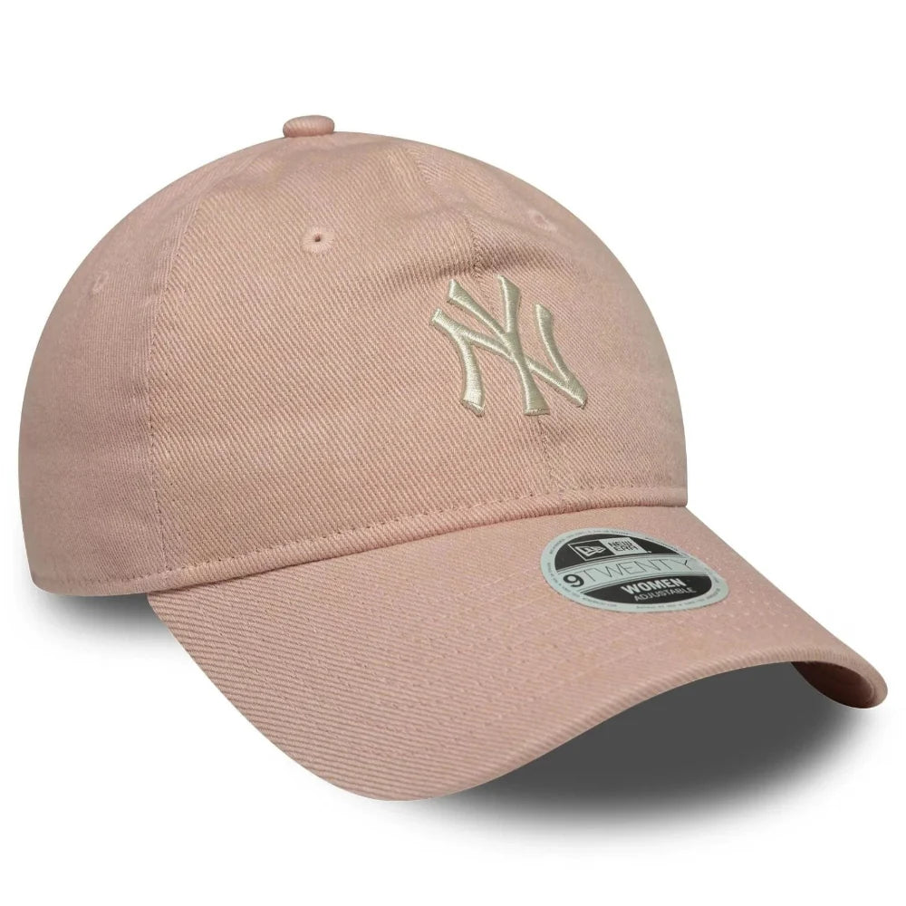 New Era - 9twenty Dye Denim Yankees Cap - Pink